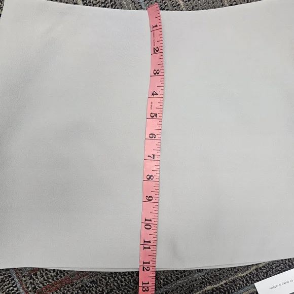 Reformation Silver Mini Pencil Skirt Cocktail - Picture 9 of 11